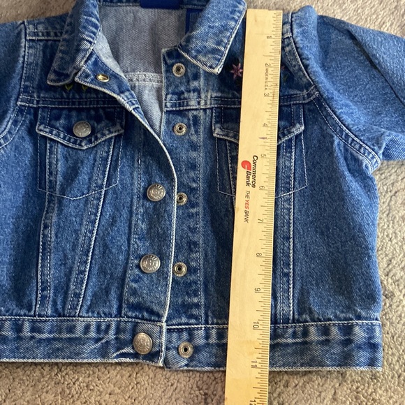 Girls Size 12 Months Adorable Jean Denim Jacket - Picture 6 of 9